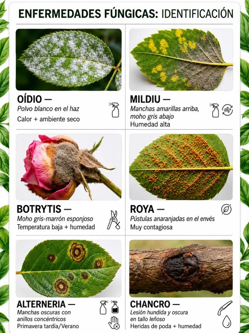 Chuleta de enfermedades fúngicas